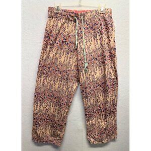 Vintage-Inspired Multicolor Womens Drawstring Lounge Pants With Elastic Waist